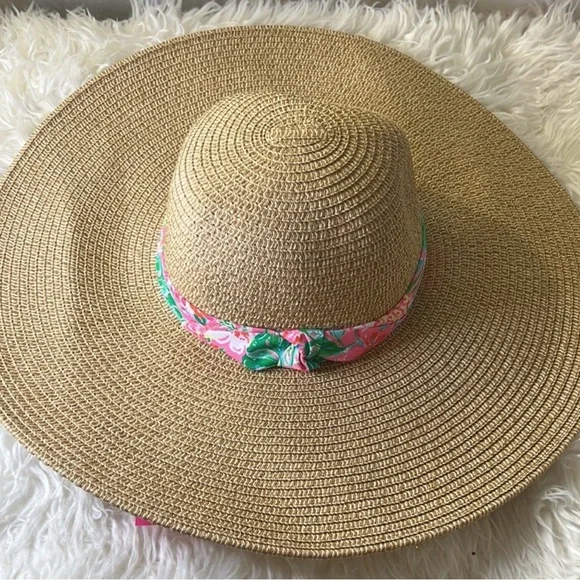 Lilly Pulitzer | Accessories | Lilly Pulitzer Tan Hat With  display picture 3